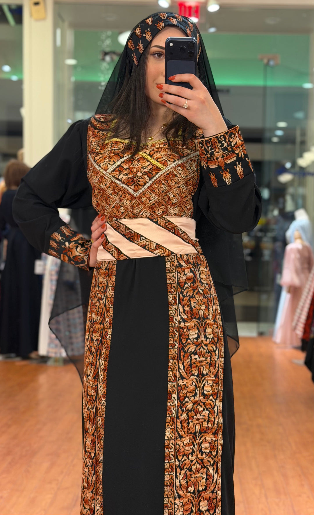 Brown Nakhla Handmade Thobe