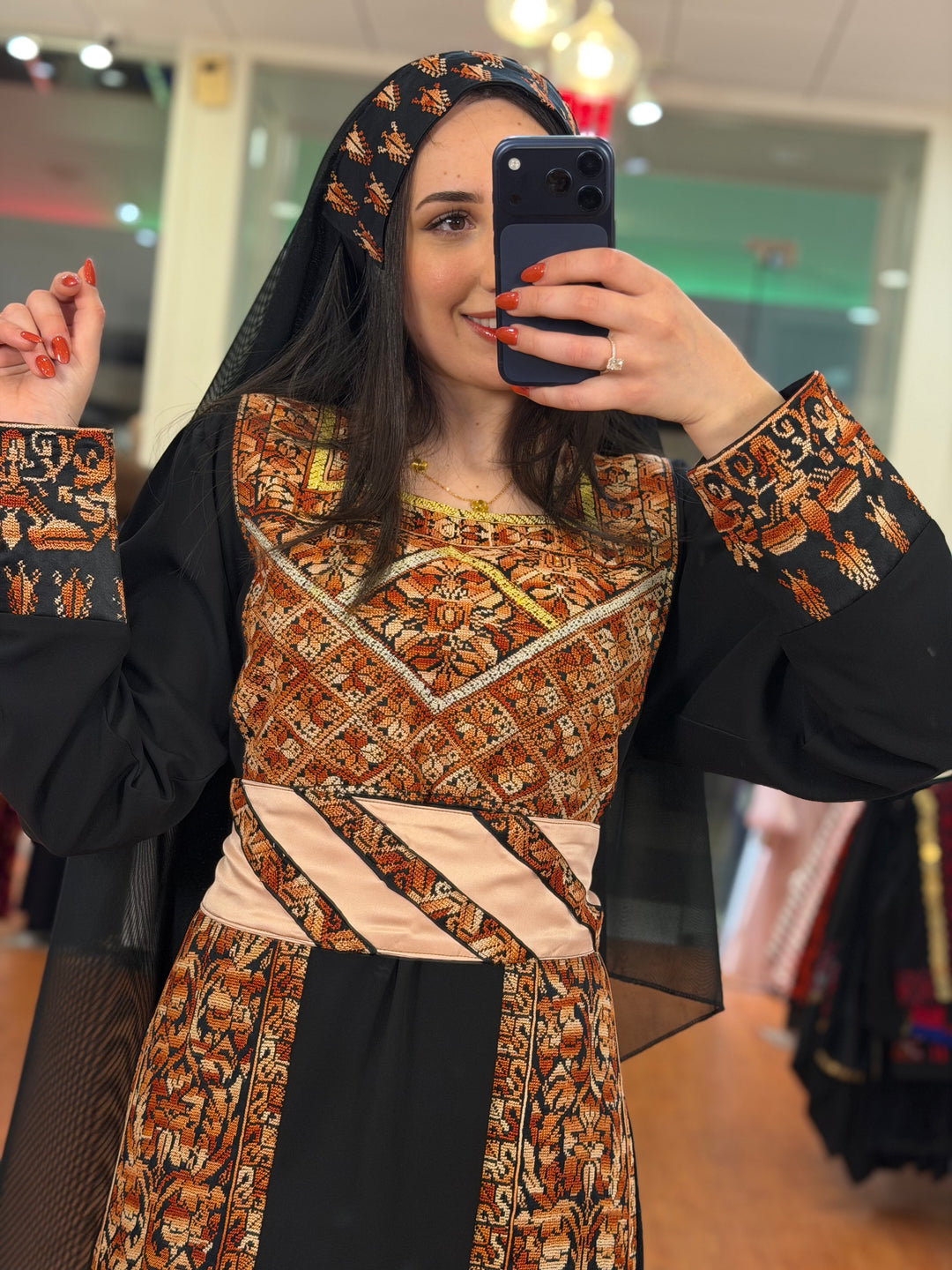 Brown Nakhla Handmade Thobe