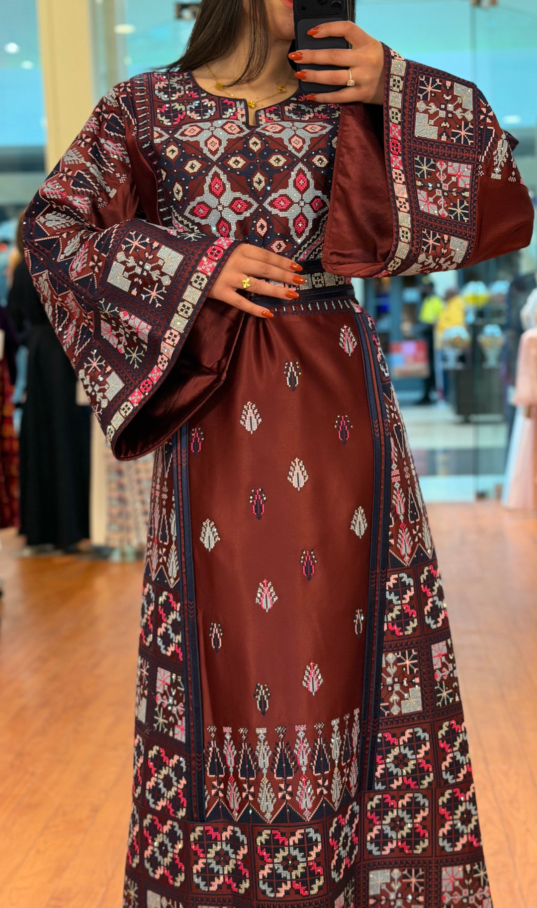 Nakhla Satin Thobe