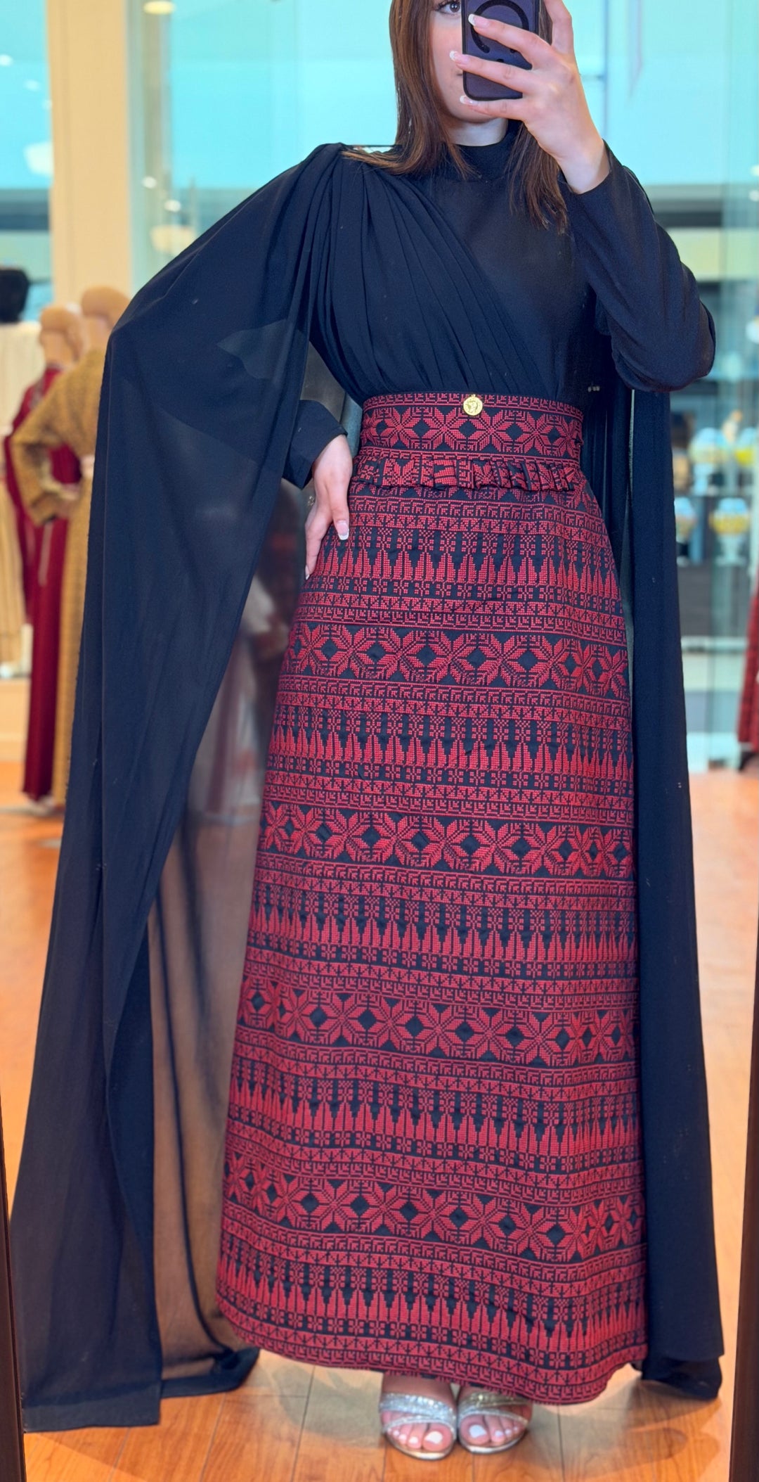 Shawl Tatreez Dress