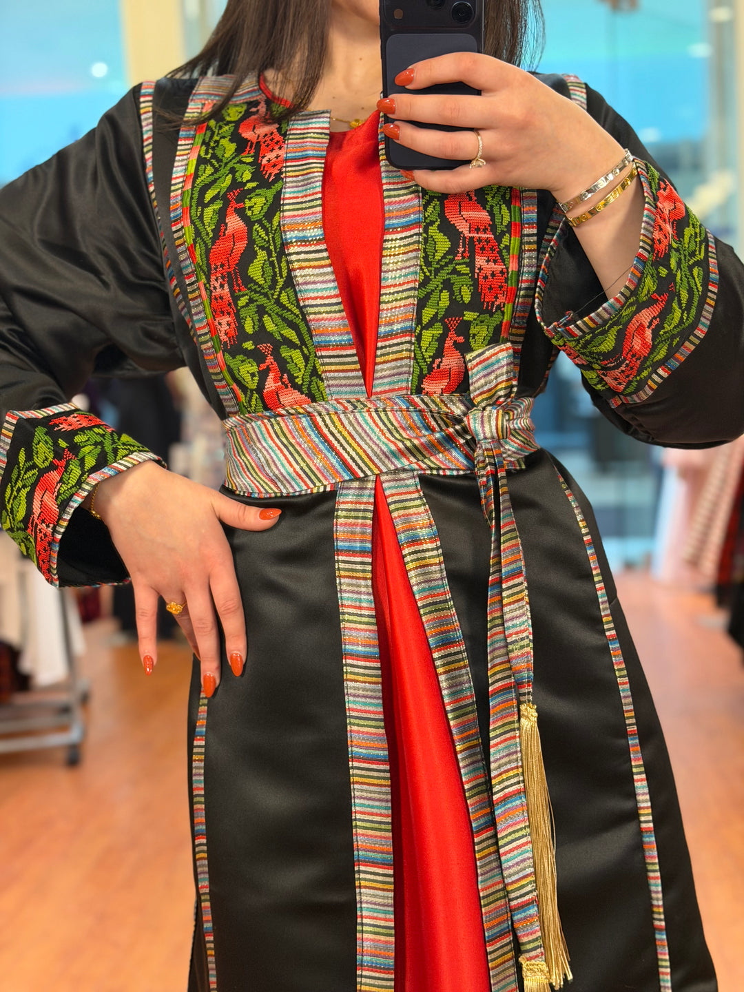 I'rq Al Tawoos Handmade Two-Piece Cardigan