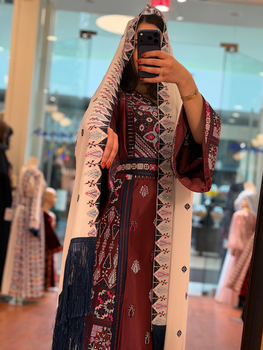Nakhla Satin Thobe