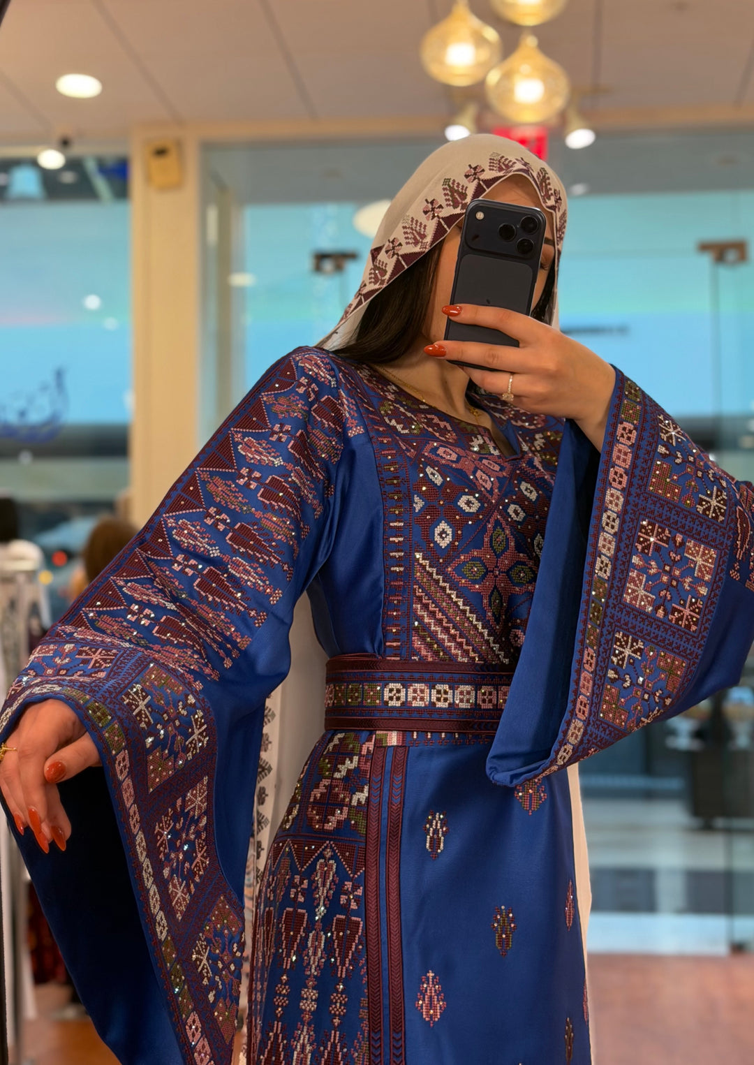 Nakhla Satin Thobe