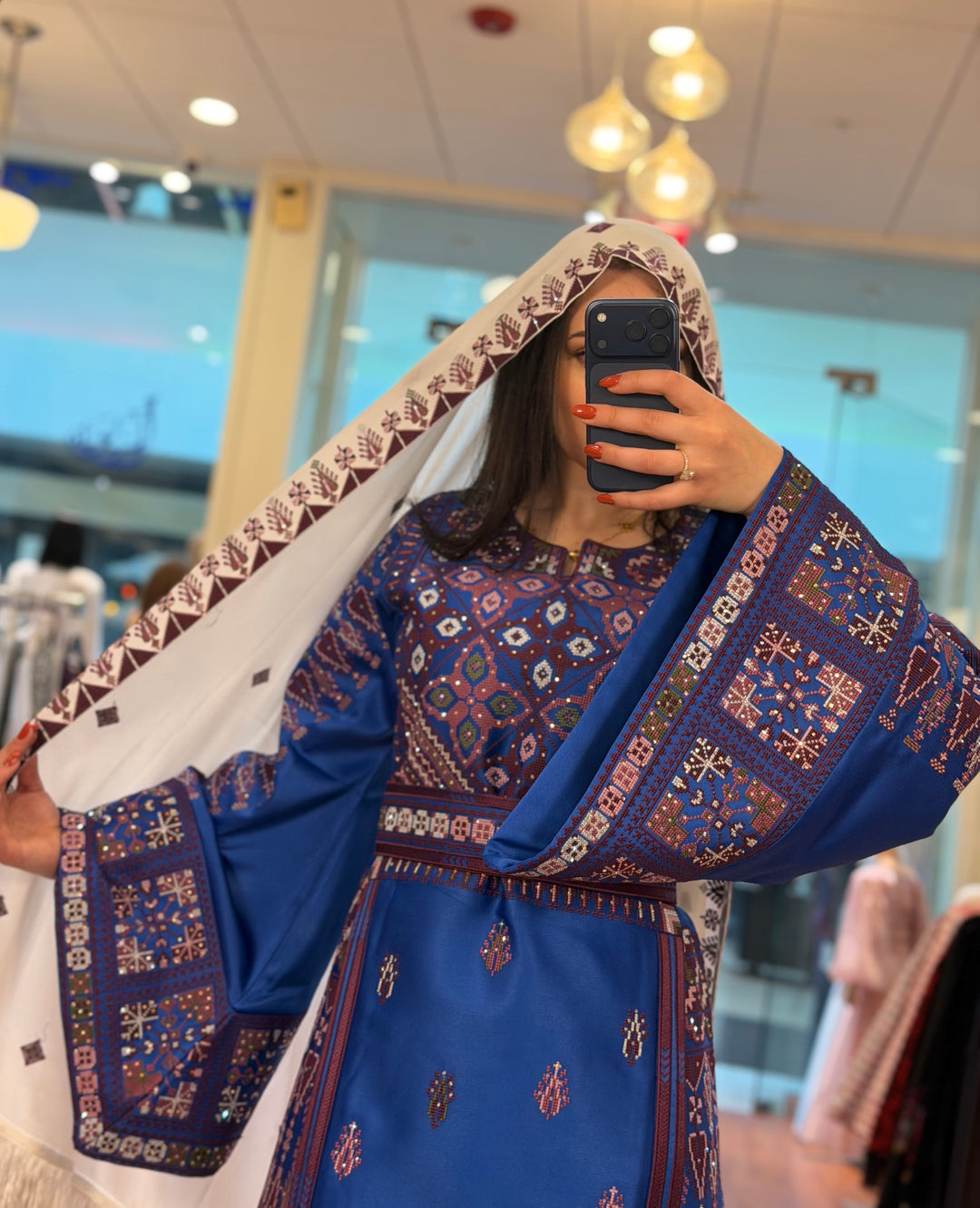 Nakhla Satin Thobe