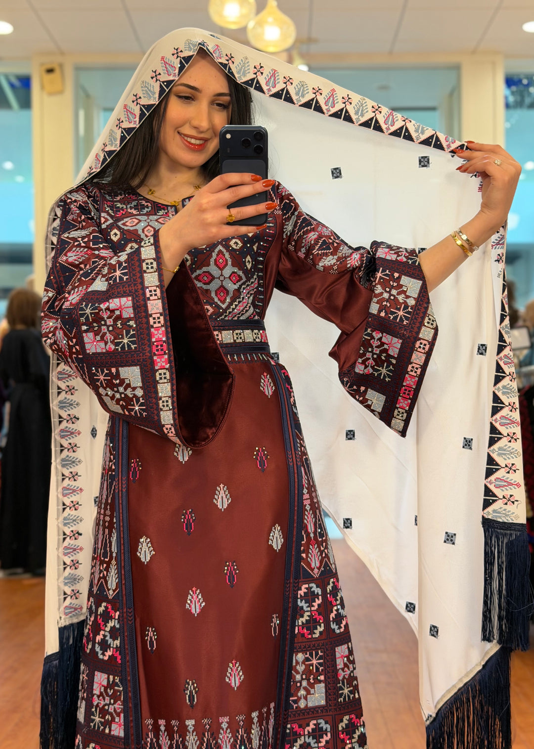 Nakhla Satin Thobe